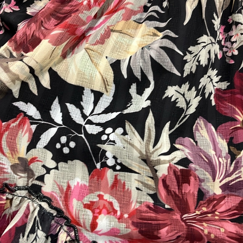 SHEIKE "Mahalo" Party/Romance Tiered Ruffle Keyhole Jacquard Floral Dress SZ 8 - Picture 9 of 15